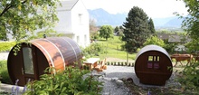 Schlaf-Fass Jenins - Sleeping In Wine Barrels In Switzerland