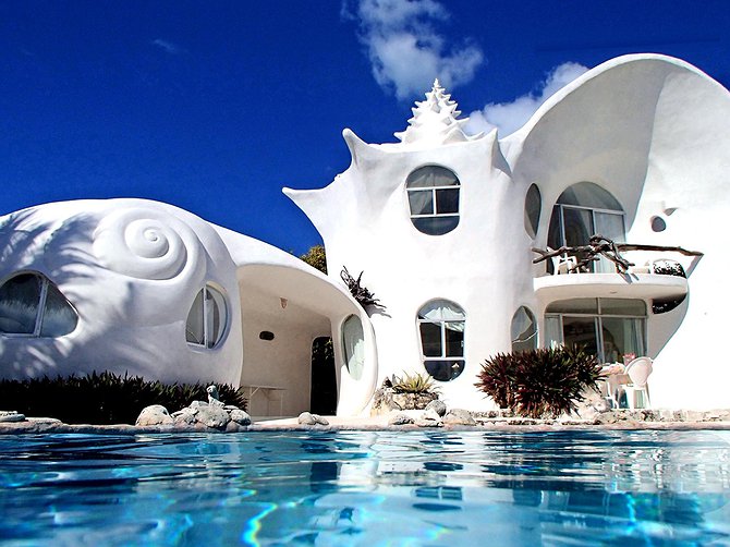 The Shell House – Giant Shell-Shaped Vacation Home In Mexico