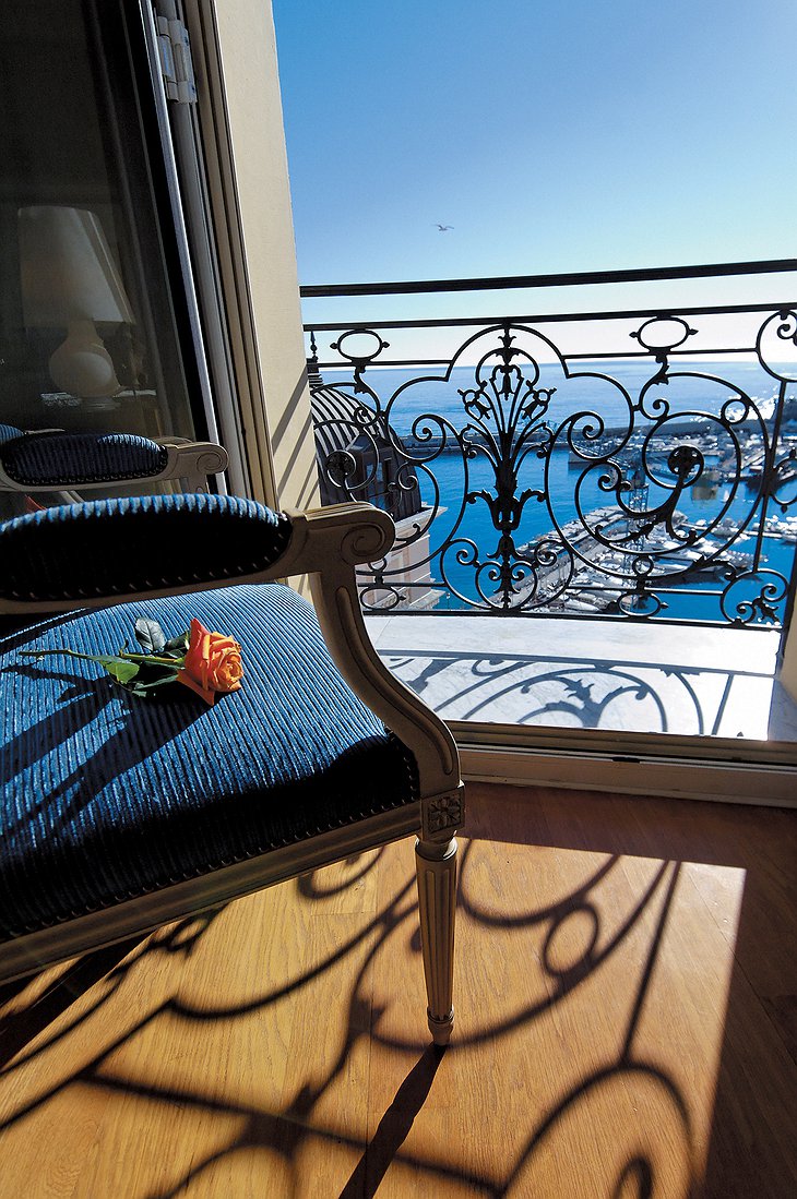 Hotel Hermitage Monte-Carlo sea view from the window