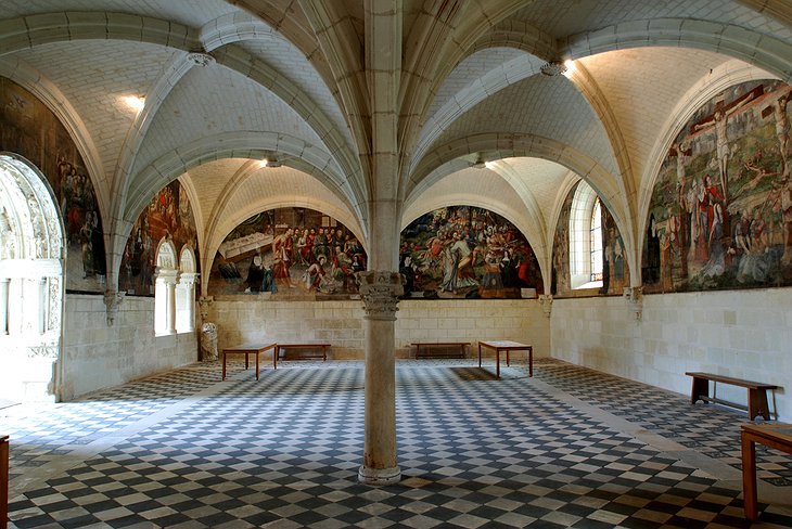 Fontevraud Abbey paintings