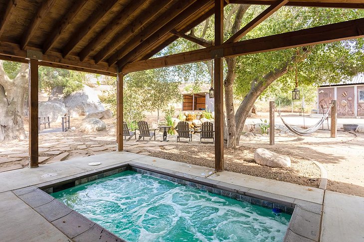 Old West Temecula Outdoor Jacuzzi