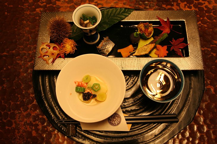 Japanese food at Hakone Ginyu