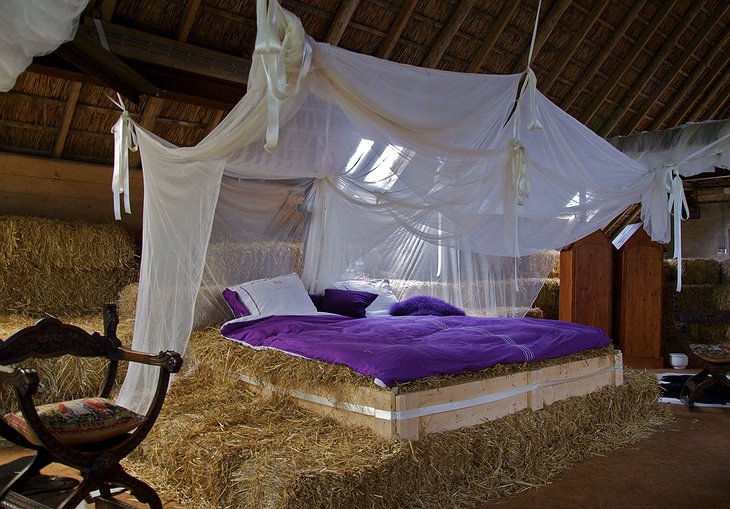 Bed in the barn