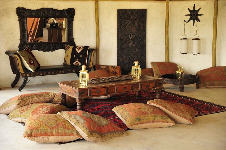 Shu'mata Camp rugs and pillows