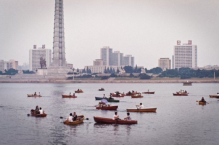 Boating on the Taedong River