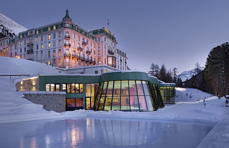 Grand Hotel Kronenhof in the winter