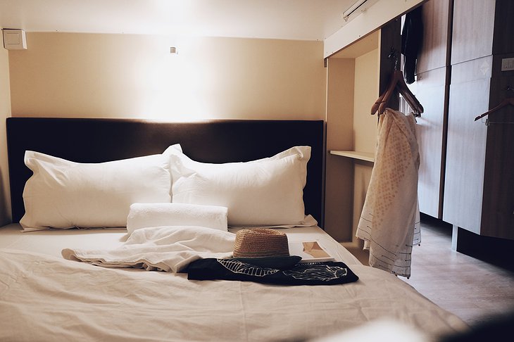Adler Luxury Hostel capsule double bed