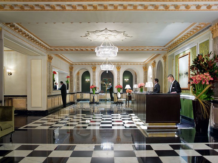 The Pierre Hotel front desk