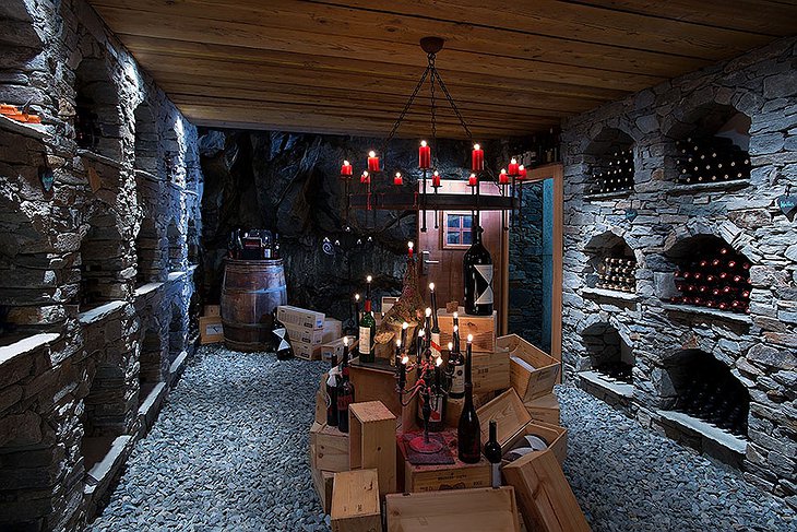 Hotel Firefly wine cellar