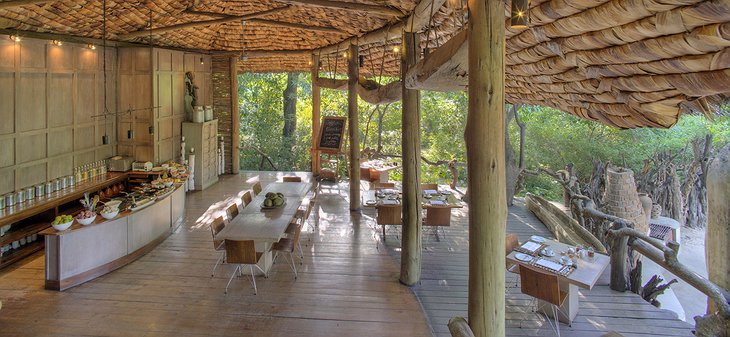 Guest Area at &Beyond Lake Manyara Tree Lodge