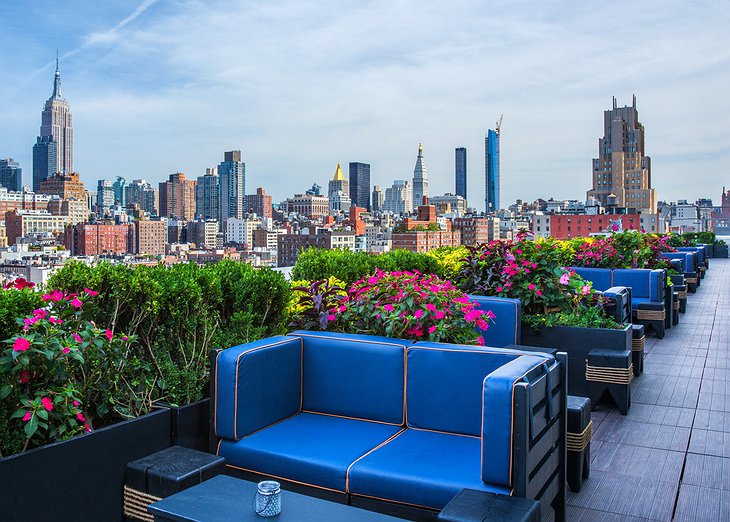 PH-D Rooftop Lounge New York skyline panorama
