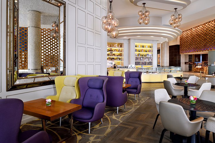 InterContinental Dubai Festival City lounge with bar