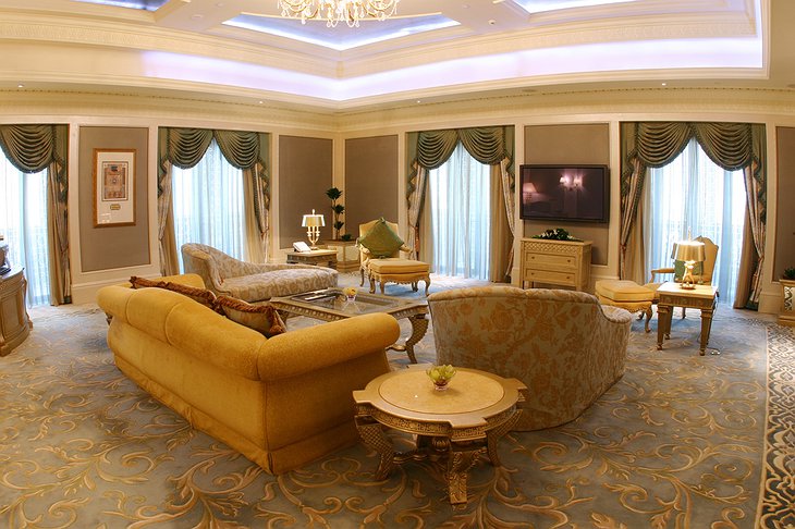 Emirates Palace suite living room