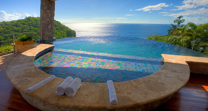 Jade Mountain Resort private pool with sea view