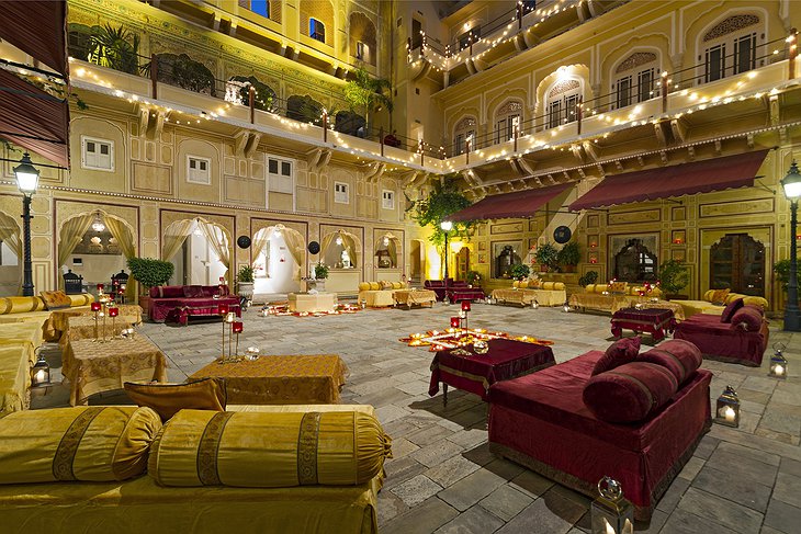 Samode Palace chill lounge
