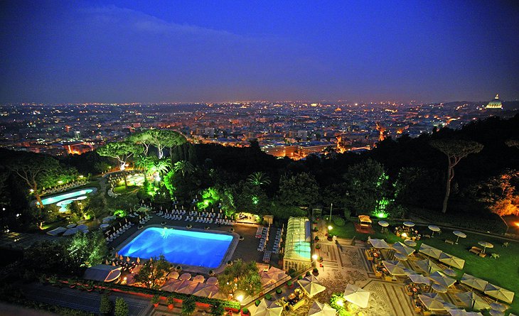 View on Rome from Rome Cavalieri