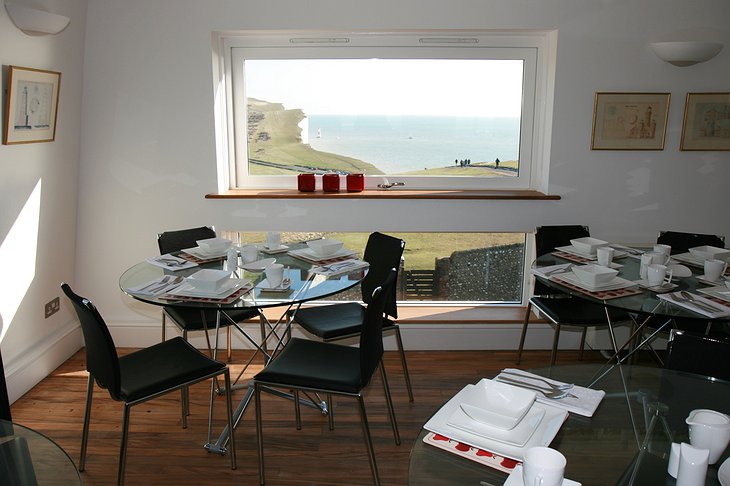 Belle Tout Lighthouse dining room