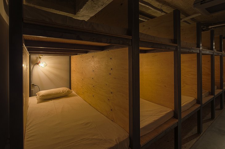 Bunk beds at Book and Bed Tokyo
