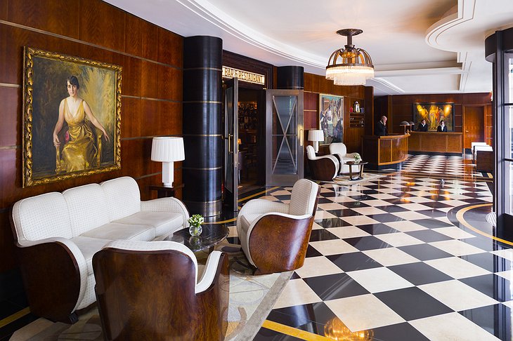 The Beaumont Hotel lobby