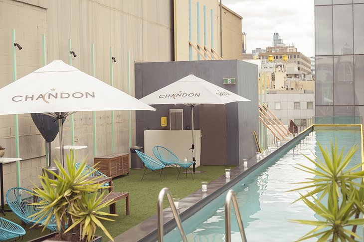 Adelphi Hotel Melbourne rooftop pool
