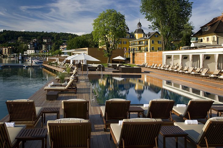 Falkensteiner Schlosshotel Velden beach club pool