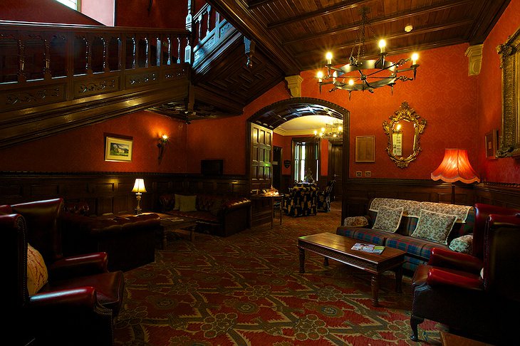 Tulloch Castle Hotel reception lobby