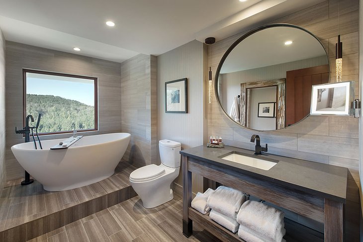 Salish Lodge Suite Bathroom