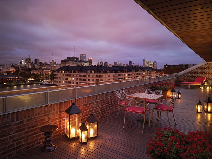 Faena Hotel Buenos Imperial Suite rooftop terrace