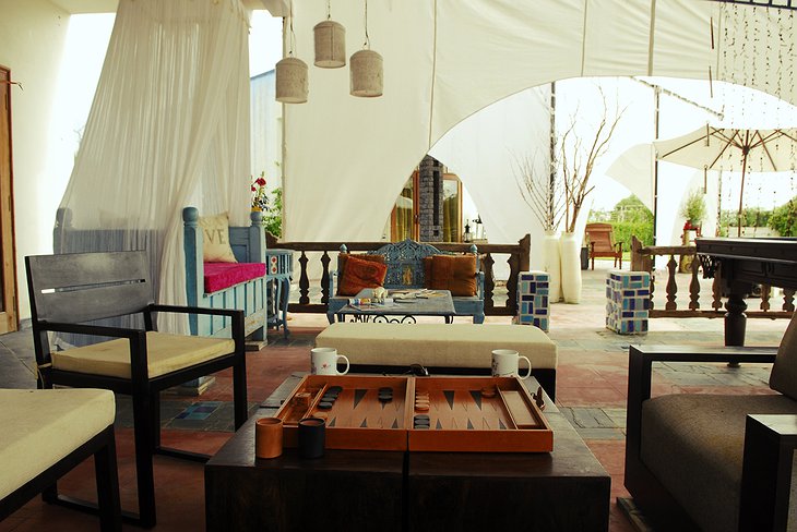The Farm hotel Jaipur terrace