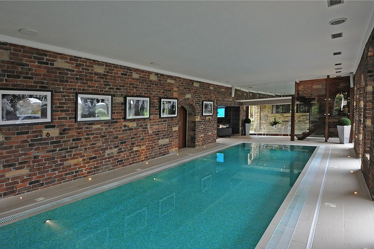 Carr Hall Castle swimming pool