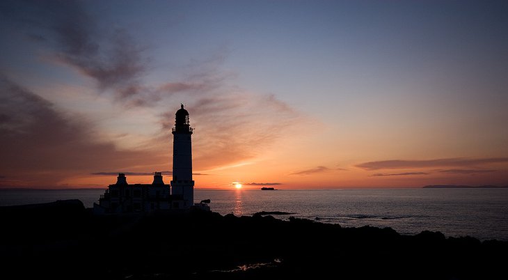 Corsewall Lighthouse sunset