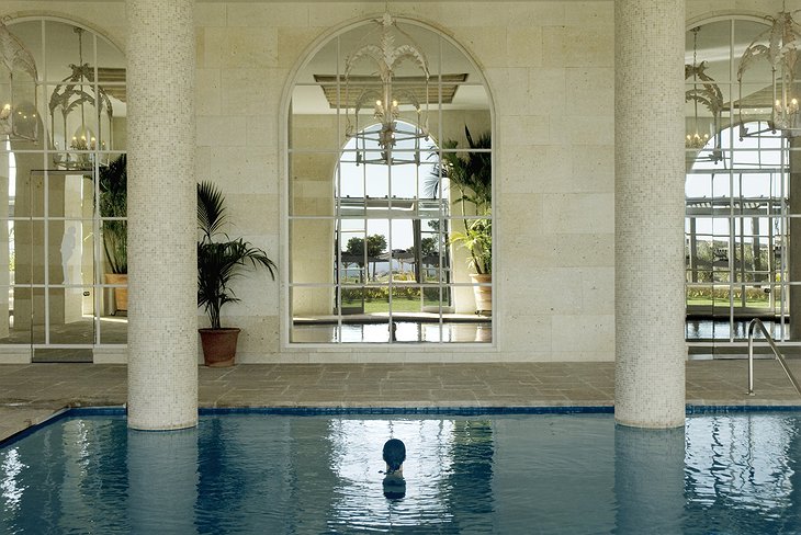 Finca Cortesin Hotel indoor spa pool