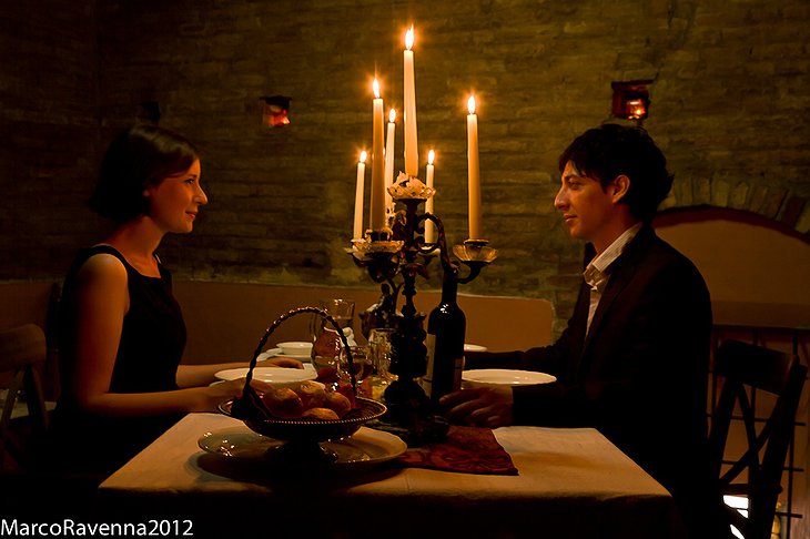 Romantic dining at Prendiparte tower hotel