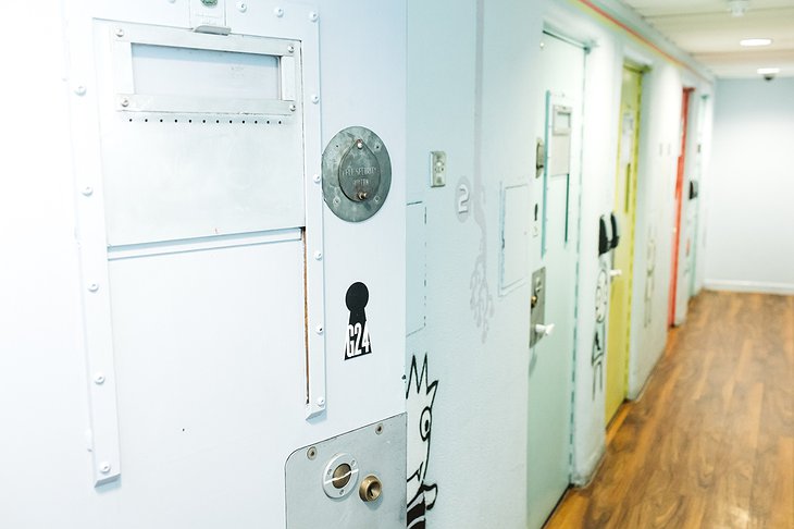 Clink78 Hostel jail corridor