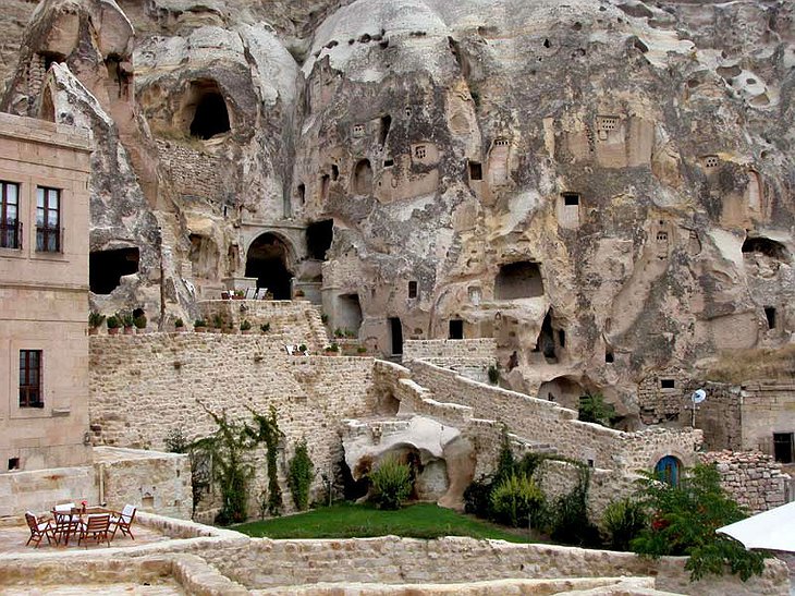 Yunak Evleri caves