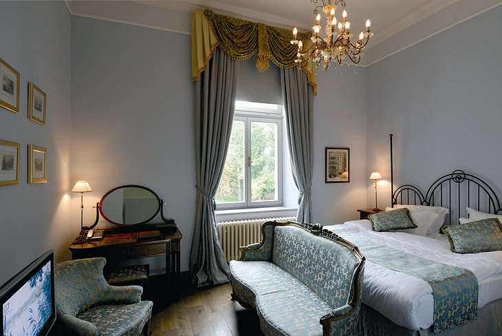 Chateau Mcely Europe double deluxe room
