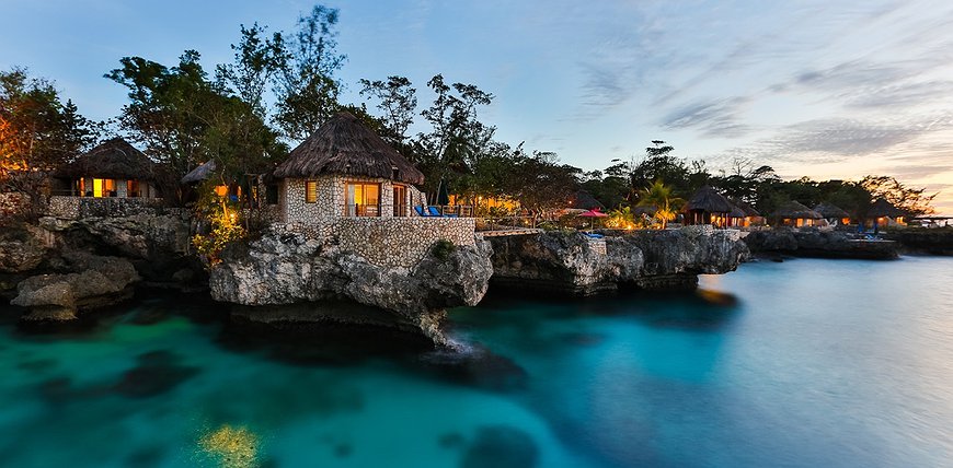 Rockhouse Hotel - Cliffside Thatched Roofed Villas In Negril