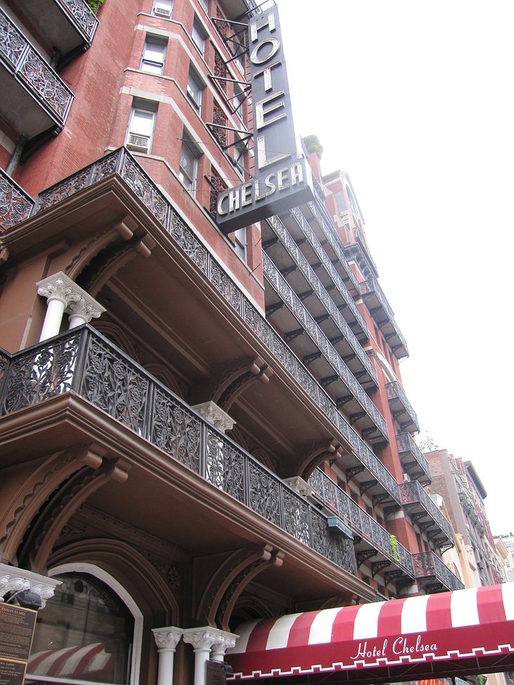 Hotel Chelsea facade and entrance