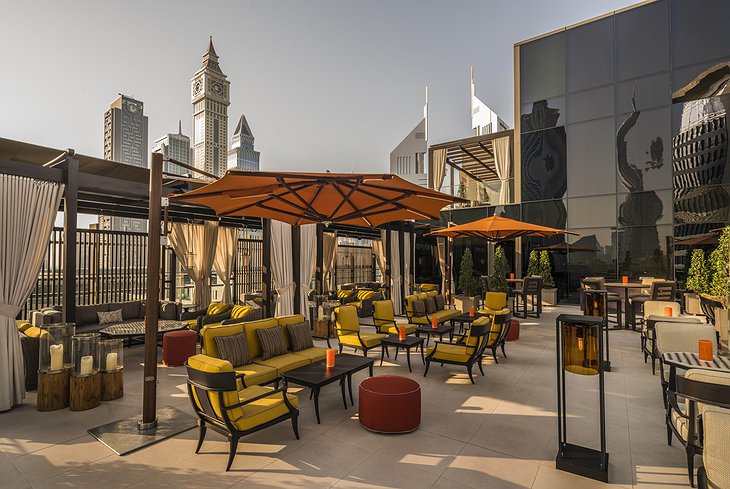 Four Seasons Dubai DIFC Luna Sky Bar rooftop terrace