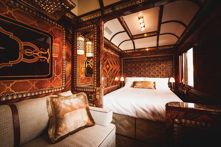 Venice Simplon-Orient Express Grand Suite Bedroom