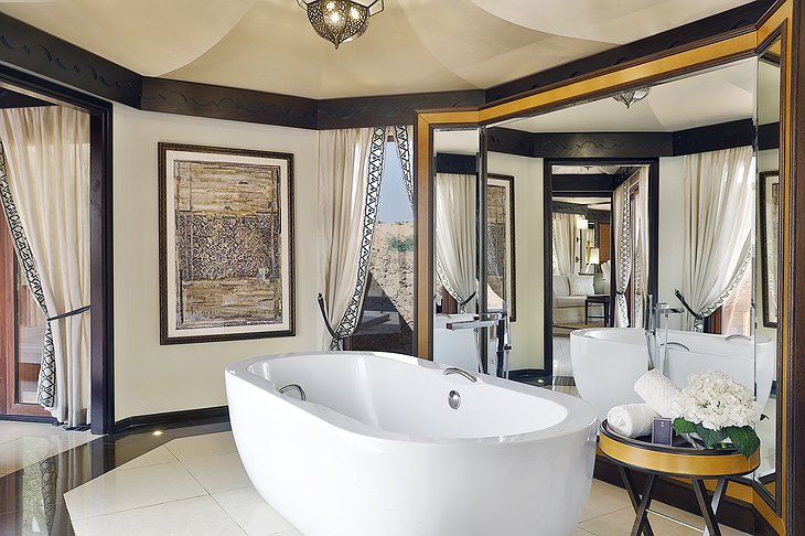 The Ritz-Carlton Ras Al Khaimah, Al Wadi Desert Hotel Al Sarab Desert View Pool Villa Bathroom