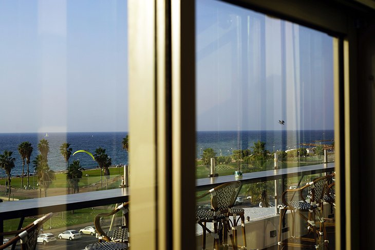 The O Pod Hotel Window Sea View