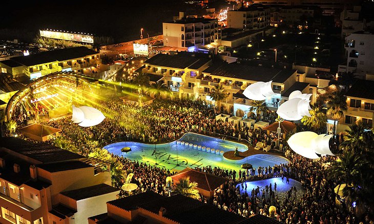 Ushuaia Ibiza Beach Hotel party panorama photo