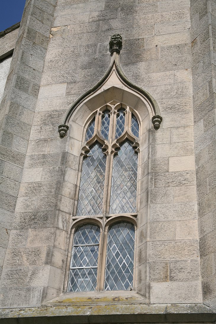 The Old Church of Urquhart facade details