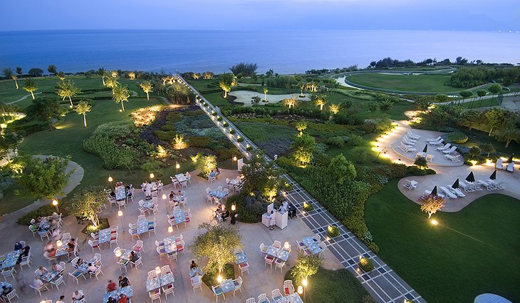 Hotel Marmara Antalya garden from above