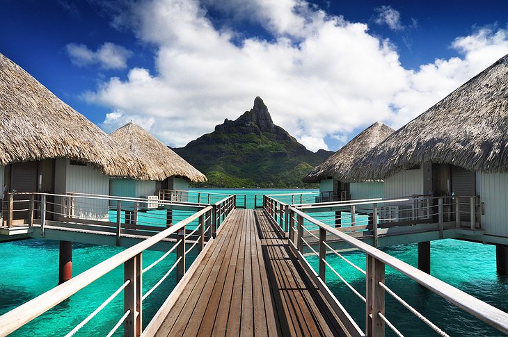 Le Méridien Bora Bora over water bungalows