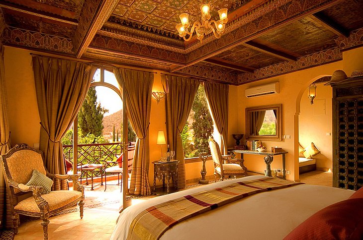 Kasbah Tamadot room with terrace