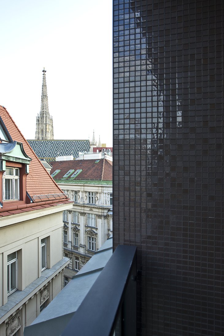 Hotel Topazz Vienna rooftop terrace views