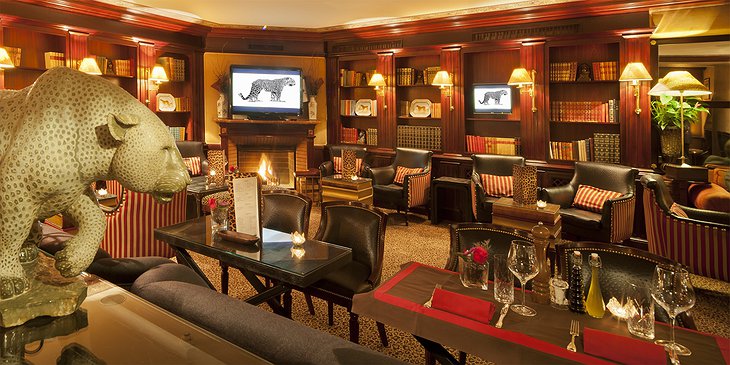Hotel d’Angleterre Geneva Leopard Lounge