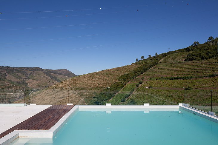 Quinta De Casaldronho pool on the rooftop with nature views